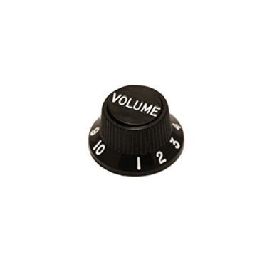 Imagem de Knob Preto Volume Plástico para Guitarra Stratocaster com 10 Unidades - DOLPHIN 7398