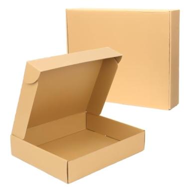 Imagem de OUGEBOX 30 pacotes de caixas de transporte marrons 10x8x2 médias, caixas de papelão para embalagens de pequenas empresas, caixas de correio para embalagem de envio