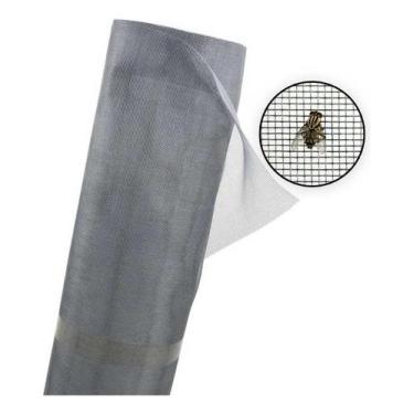 Imagem de Tela Mosquiteira Anti Inseto mosquito Cinza 1,50 X 5 Metros - Lahuman