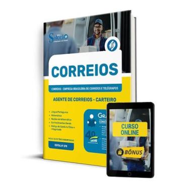 Imagem de Apostila CORREIOS 2024 - Agente de Correios - Carteiro - Editora Soluç
