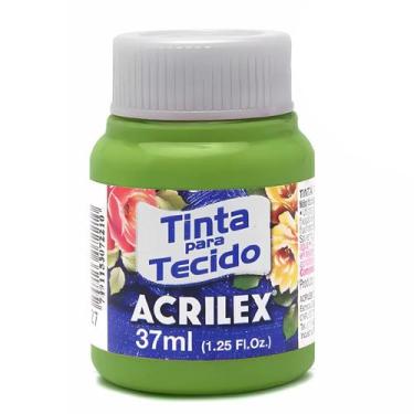 Imagem de Tinta Para Tecido Acrilex Fosca 37ml Escolha a Cor, 572 - VERDE ABACAT