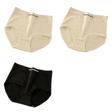 Imagem de RYZGOJV Calcinha de biquíni feminina 95% algodão, calcinha hipster elástica feminina, pacote com 3 cores E05