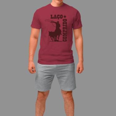 Imagem de Camisetas Country Casual Moda Country Manga Curta Gola Redonda - Rodli