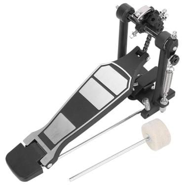 Imagem de Conjunto de Bateria Pedal Bass Single Foot Kick Chain Pedal Chain Drive Black Alloy para Hardware de Percussão Com Batedor para Instrumento de Conjunto de Bateria