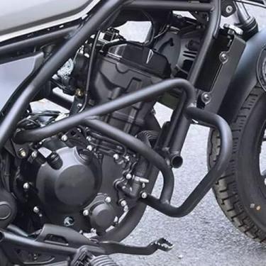 Imagem de Protetor de motor de rodovia CMX 300 para motocicleta com barra de impacto adequado para HO&NDA REBEL CM300 CMX300 2017-2024 barras protetoras de carenagem