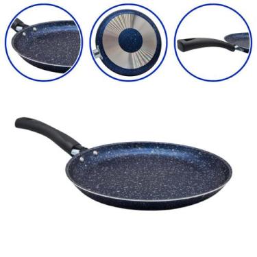 Imagem de Frigideira Panquequeira Antiaderente 22 cm Tapioqueira Colore Azul Sto