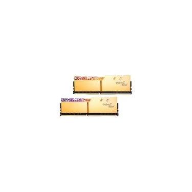 Imagem de Memória RAM G.Skill Trident Z Royal Gold RGB 16GB (2X8GB), DDR4, 3200MHz, CL16, Intel XMP, Dourado - F4-3200C16D-16GTRG