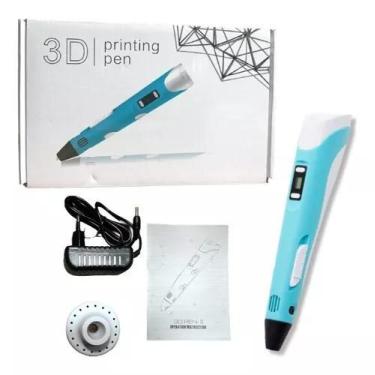 Imagem de Caneta 3d Kit Completo Com Refil De Filamento Pla Usb - Rhos