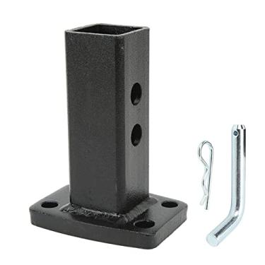 Imagem de Tubo receptor de reboque grcfumo, tubo receptor de engate para rv, adaptador de receptor de engate de barra de reboque, força forte pulverizada para veículos de acampamento rv