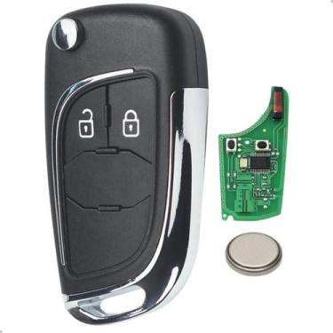Imagem de Chave Canivete Completa Onix S10 2014 2015 2016 2017 2018 C/ Placa de 