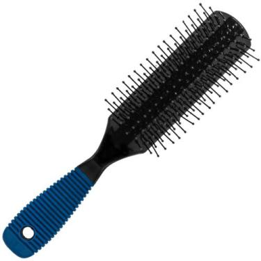 Imagem de Escova De Cabelo Retangular Com Cabo Emborrachado Marco Boni Linha Men