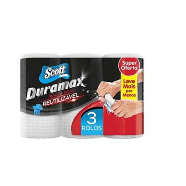 Imagem de Pano Para Limpeza Scott Duramax 20,1x21,5cm 3 Rolo174 Panos - Scotch-B