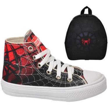 Imagem de Tênis Botinha Infantil Masculino Personagem Foguete/Futebol/Aranha/Gam