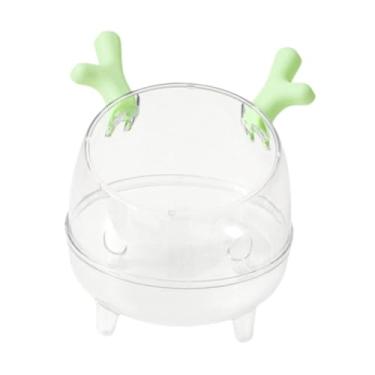 Imagem de Bothyi Banheira de areia de hamster, caixa de areia pequena casa de banho de animais de estimação chuveiro pequeno hamster hamster vaso sanitário para ratos, Verde