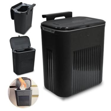 Imagem de Lixeira Suspensa Montada Na Parede 9l Lixo De Cozinha - Arqplast, Pret