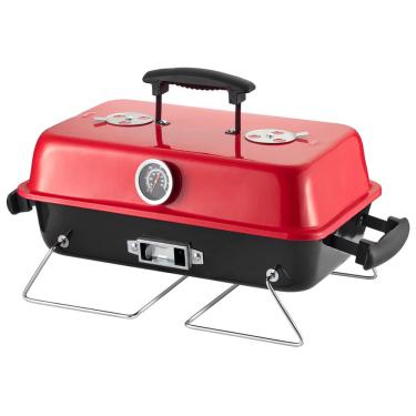 Imagem de Churrasqueira a carvão portátil dnkmor red Tabletop Outdoor bbq