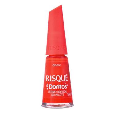 Imagem de Esmalte Laranja Risqué e Doritos Último Doritos do Pacote Cremoso 8ml