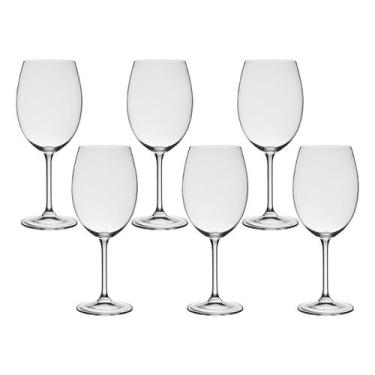 Imagem de Taça de Cristal Bohemia Para Vinho 580 ml Colibri 6 Peças - Bohemia Cr