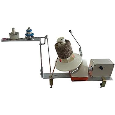 Imagem de Enrolador de bolas de fio, enrolador de fio elétrico, enrolador automático de lã, máquina de tricô para a família, ferramenta de costura de bolas de fio de lã, fio de rolo de telhado