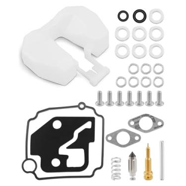 Imagem de ANODZU 8M0044576 Kit de reparo de carburador de substituição para ajuste para Mercury Mercruiser Quicksilver 8HP 9.9HP motor de barco externo