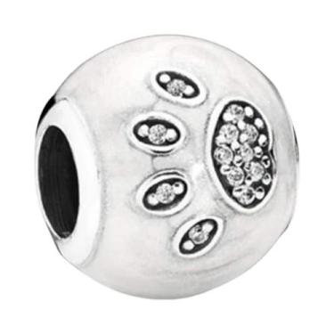 Imagem de Meninas 925 Prata Esterlina Pata Impressão Poodle Filhote De Cachorro 