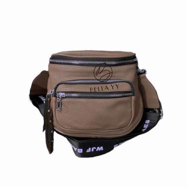 Imagem de Bolsa Feminina Transversal Tipo Pochete Lançamento 116 - oem, Marrom