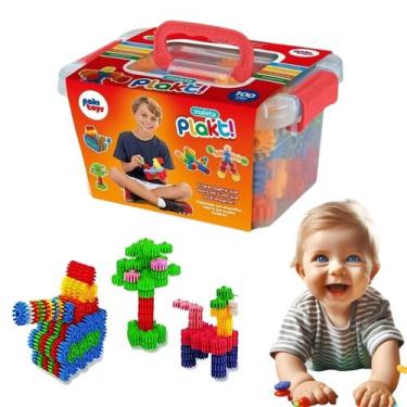 Imagem de Brinquedo Montar Maleta Plakt Engrenagens Educativo Criativo - Pakitoy