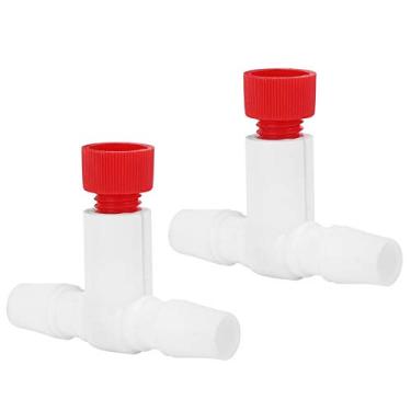 Imagem de Separador de Skimmer de Proteínas de Aquário Plástico, 2pcs de Ajuste Fino Válvula de Ar Troca de Peixes Suprimentos para Separador de Proteínas de Ms