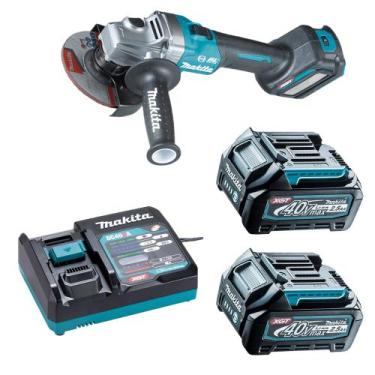 Imagem de Esmerilhadeira Ang 4-1/2" 40v XGT GA023 2x 2.5Ah Makita 110v