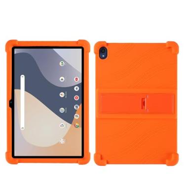 Imagem de QYiiD Capa para tablet Walmart Onn de 7 polegadas 2024 (modelo: 100135924), capa protetora de silicone leve para crianças Soft Shock para Onn 17.8 cm Gen 4 2024, laranja