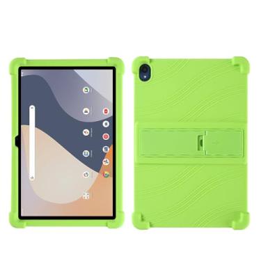 Imagem de QYiiD Capa para tablet Walmart Onn de 7 polegadas 2024 (modelo: 100135924), capa protetora de silicone leve para crianças Soft Shock para Onn 17.8 cm Gen 4 2024, verde