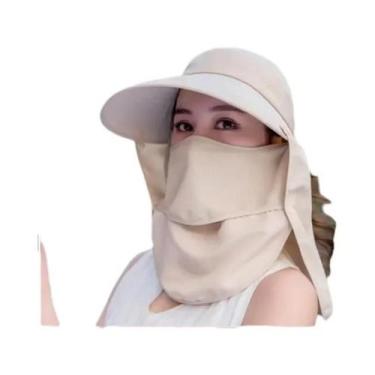 Imagem de Chapéu de Sol Feminino de Aba Larga - Respirável, Proteção UV, para Pr