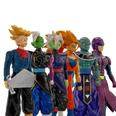 Imagem de Kit 6 Bonecos Dragon Ball Super Goku Ssj3, Zamasu