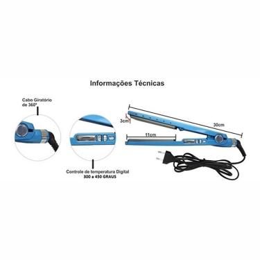 Imagem de Prancha Chapinha Profissional Titânio Nº43