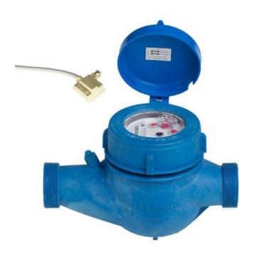 Imagem de Hidrômetro Plástico Multijato 10L/Pulso Dn20 3/4 Polegadas Hidroconta