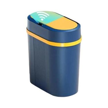 Imagem de Lixeira De Banheiro Com Sensor De Movimento Sem Toque, Lixeira Automát