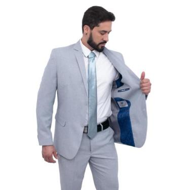 Imagem de Terno Social Masculino Microfibra Premium Diversas Cores  - Nero Germâ