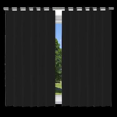 Imagem de Cortina Blackout Blecaute Preta, 280x240 cm, Bastão, WD