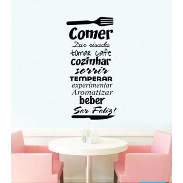 Imagem de Adesivo Decorativo de Parede Frase e palavras motivacional Não se Acos