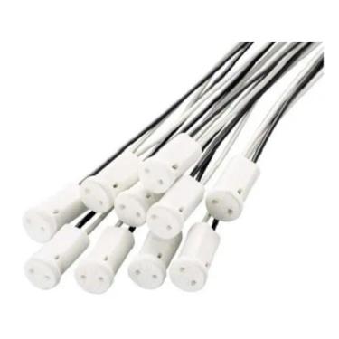 Imagem de Soquete Para Lampada G4 Bipino Kit 20 Peças 20cm - BLX