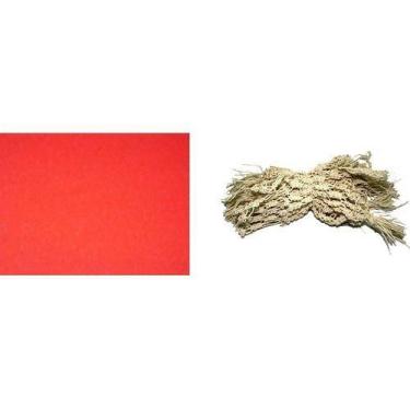 Imagem de Kit 4m Tecido Pano Vermelho + 6 Caçapas Redinhas Sinuca Bilhar - Tacol