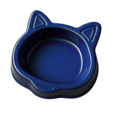 Imagem de 2 Tigela Comedouro Bebedouro Pet Gato Carinha de Gato FaceCat 130ml Ra