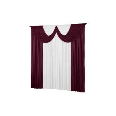 Imagem de Cortina Quarto E Sala Paris 3 Metros Malha Gel 3,00x2,80 - Dennis Conf