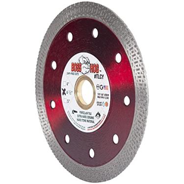 Imagem de Lâminas de serra de diamante Supremo da Cyclone tamanhos 10 a 10 polegadas para corte rápido, preciso molhado/seco de azulejo de porcelana, azulejo de cerâmica, pedra e materiais similares (tamanhos 4 a 1/2" até 10 polegadas), 4 1/2" X .055 X 7/8"-5/8" Arbor