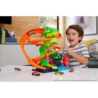 Imagem de Pista Hot Wheels CityNemesis T-Rex x Quartel de Bombeiros - MATTEL