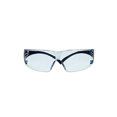 Imagem de 3M SecureFit Série 200, 1 par, hastes azuis, lentes Scotchgard azul-claro antiembaçamento, SF204SGAF-BLU