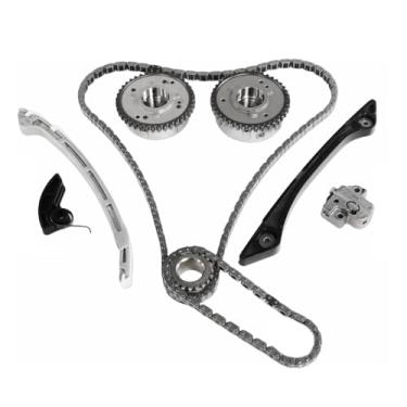 Imagem de INGKAN Kit de corrente de sincronização do motor 204PT com corrente de bomba de óleo de engrenagem VVT serve para Land Rover Discovery Sport 15-18/Range Rover Evoque 12-18 2.0L DOHC Substituir OE