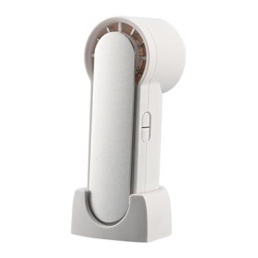 Imagem de Fenteer Ventilador portátil recarregável USB Mini ventilador de mesa compacto dispositivo de resfriamento pessoal refrigerador para uso doméstico