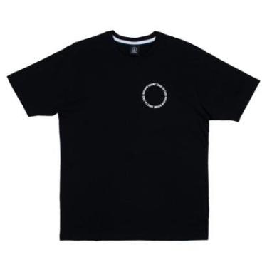 Imagem de Camiseta Volcom Cylinderz Preto-Masculino