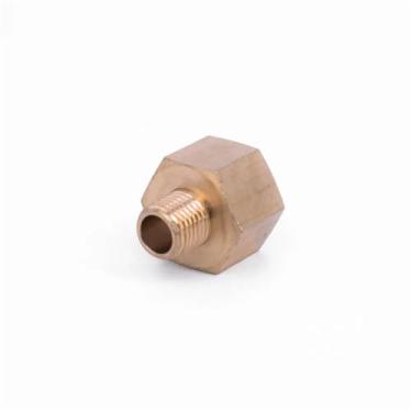 Imagem de 1/8" 1/4" 3/8" 1/2" 3/4" NPT BSP Fêmea Macho Hexagonal Bucha Redutora Conector de Tubo de Latão Adaptador de Acoplador para Manômetro, Fêmea para Macho, 3l8 NPT, 1l2 NPT